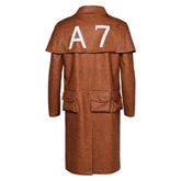Game Fallout 4 NCR Veteran Ranger Brown Jacket Outfits Cosplay Costume Halloween Carnival Suit